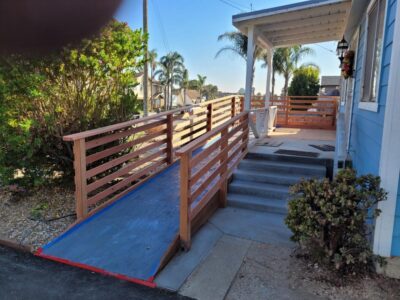 ramp next to a house