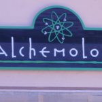 Redwood sign for Alchemology