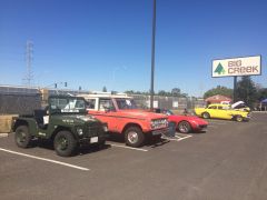 Car show at Big Creek Lumber.